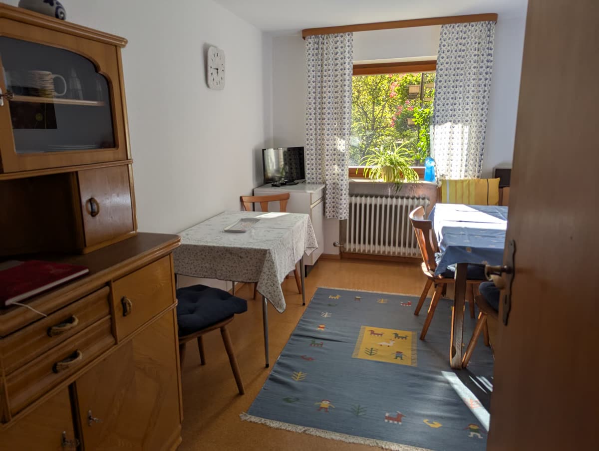 Frühstücksraum der Pension Bauer